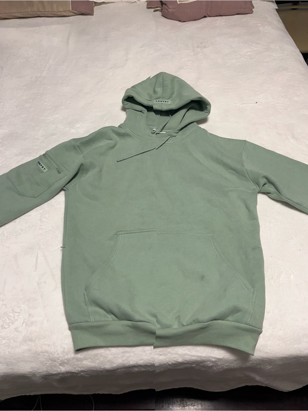 Comfrt womens Hoodie & Sweatpants Set - Sage Green - Picture 7 of 9